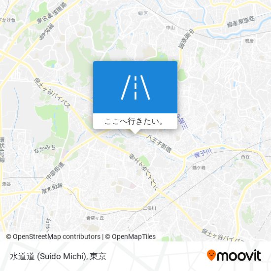水道道 (Suido Michi)地図