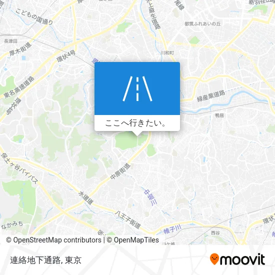 連絡地下通路地図