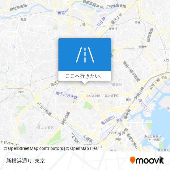 新横浜通り地図