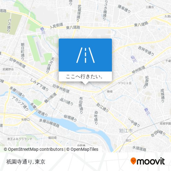 祇園寺通り地図