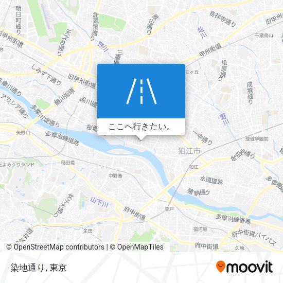 染地通り地図