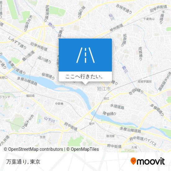 万葉通り地図