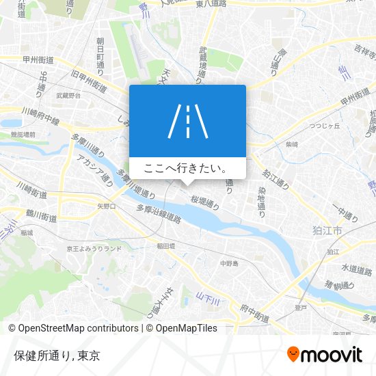 保健所通り地図