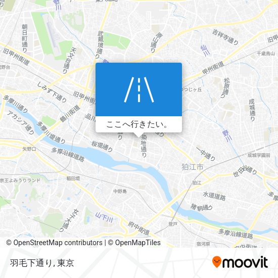 羽毛下通り地図