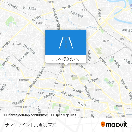 サンシャイン中央通り地図