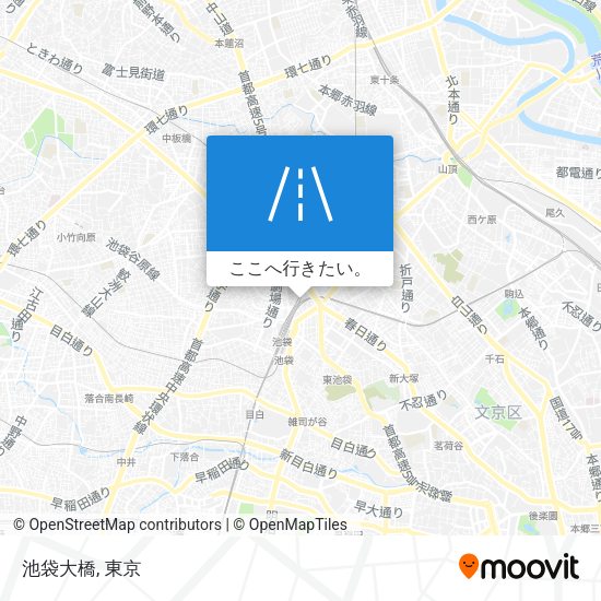 池袋大橋地図