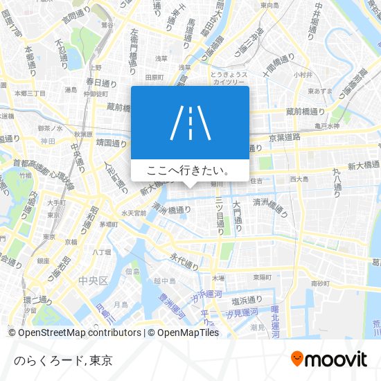 のらくろード地図