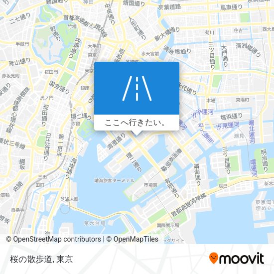 桜の散歩道地図