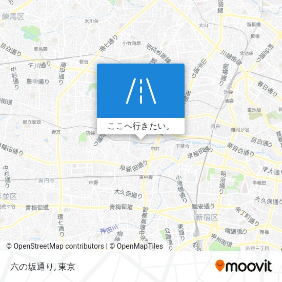 六の坂通り地図