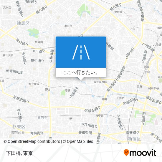 下田橋地図