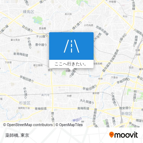 薬師橋地図