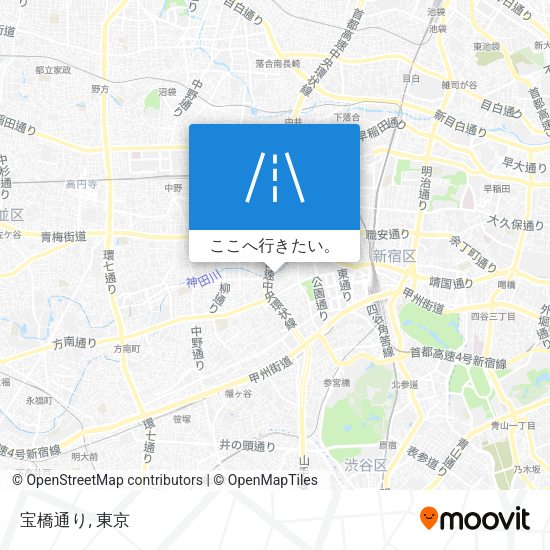 宝橋通り地図