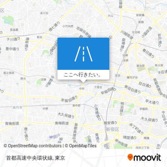 首都高速中央環状線地図