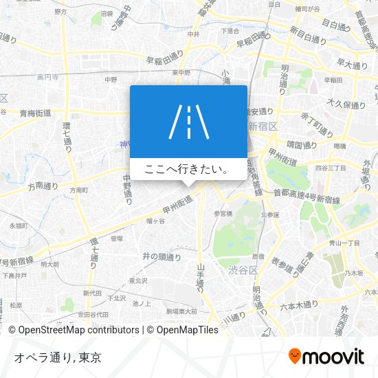 オペラ通り地図
