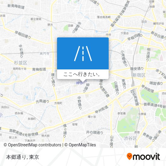 本郷通り地図