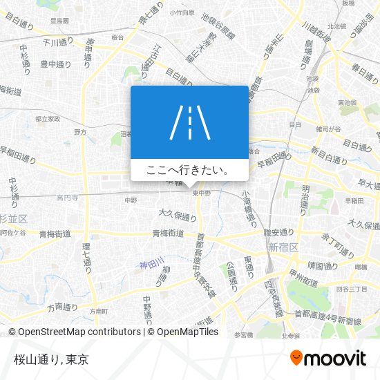 桜山通り地図