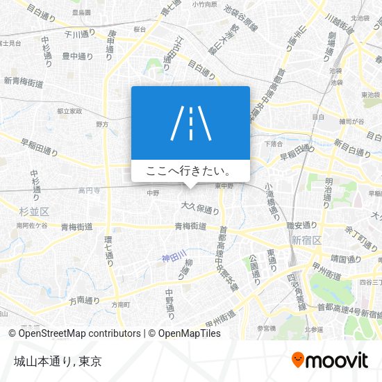 城山本通り地図