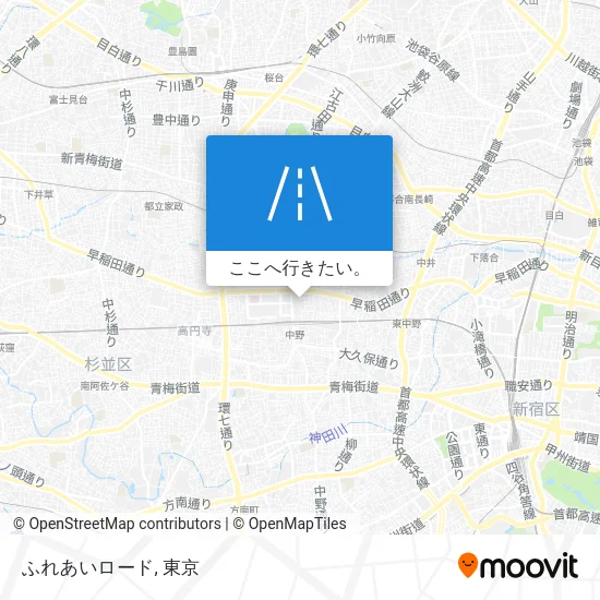 ふれあいロード地図
