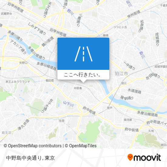 中野島中央通り地図