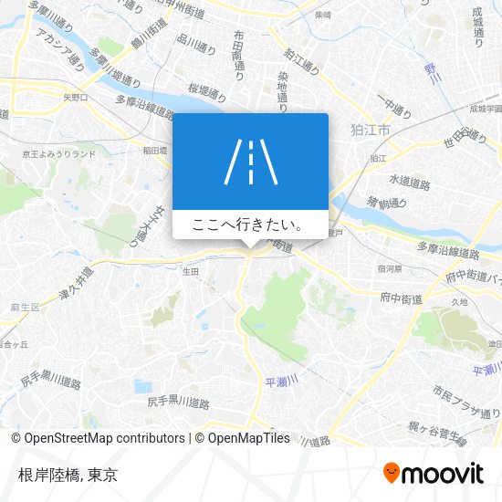根岸陸橋地図