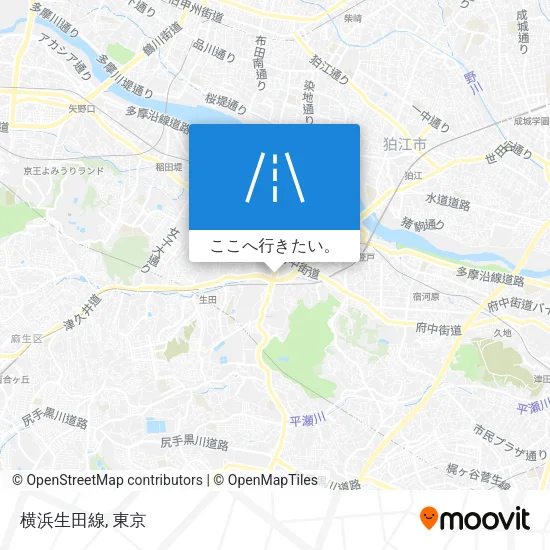 横浜生田線地図