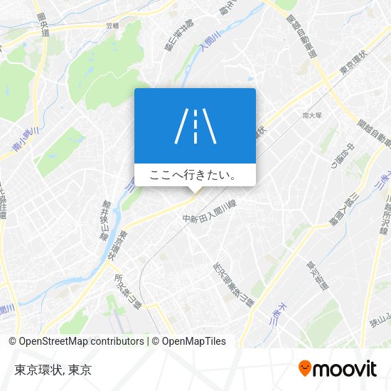 東京環状地図