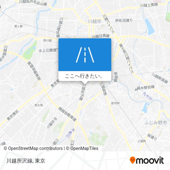 川越所沢線地図
