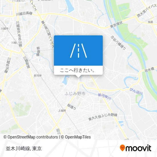 並木川崎線地図