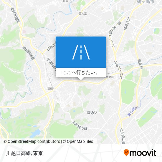 川越日高線地図