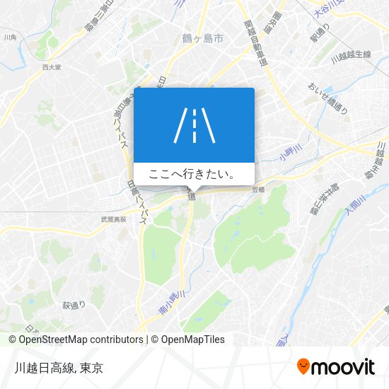 川越日高線地図