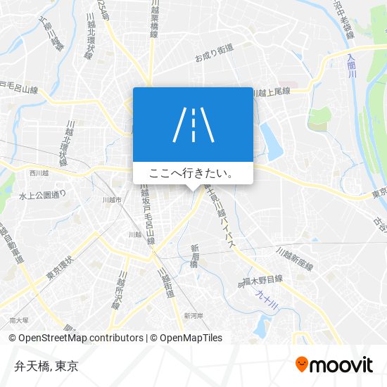 弁天橋地図