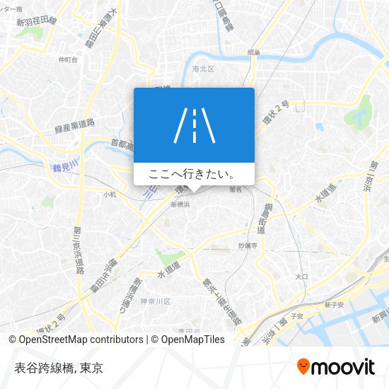 表谷跨線橋地図