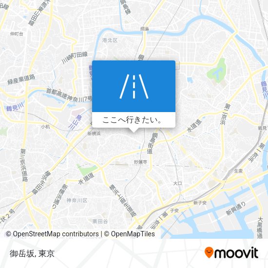 御岳坂地図
