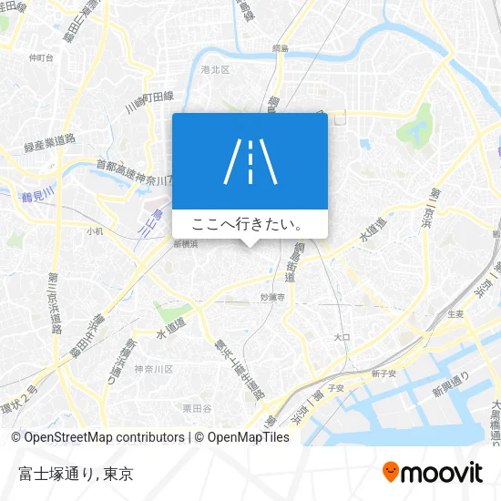 富士塚通り地図