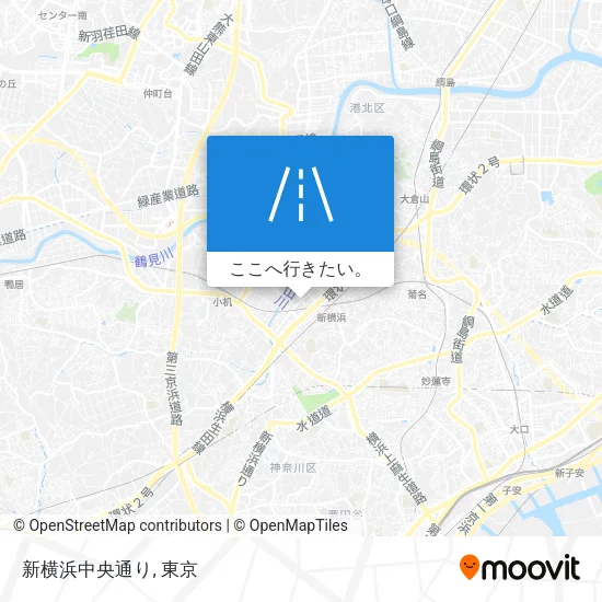 新横浜中央通り地図