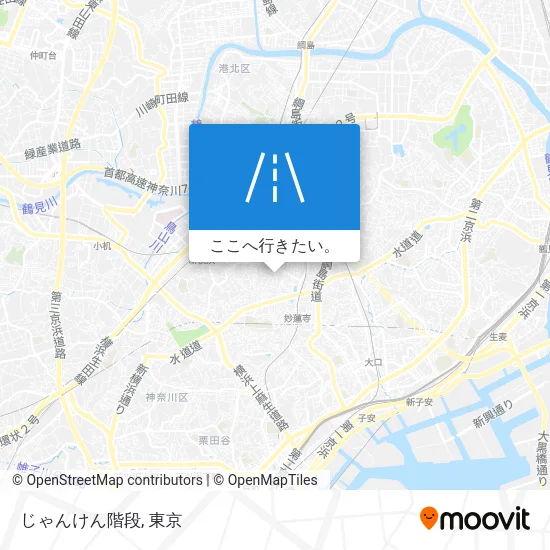 じゃんけん階段地図