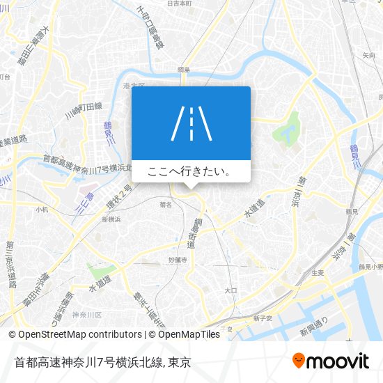 首都高速神奈川7号横浜北線地図