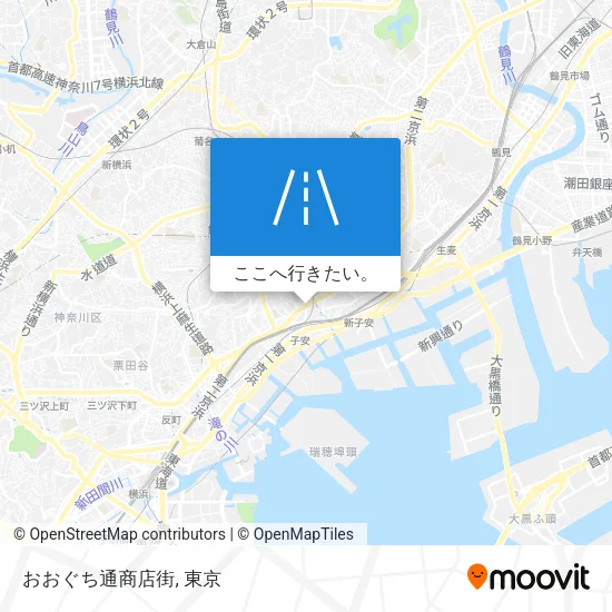 おおぐち通商店街地図