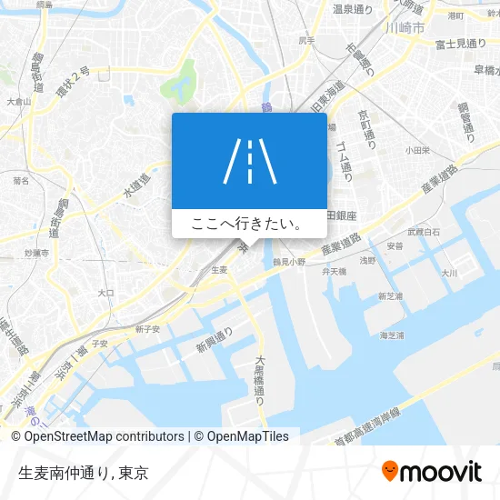 生麦南仲通り地図