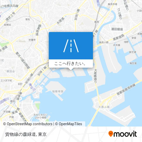 貨物線の森緑道地図
