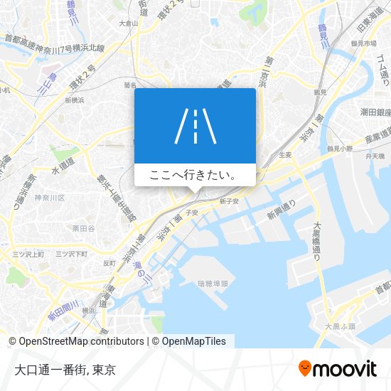 大口通一番街地図