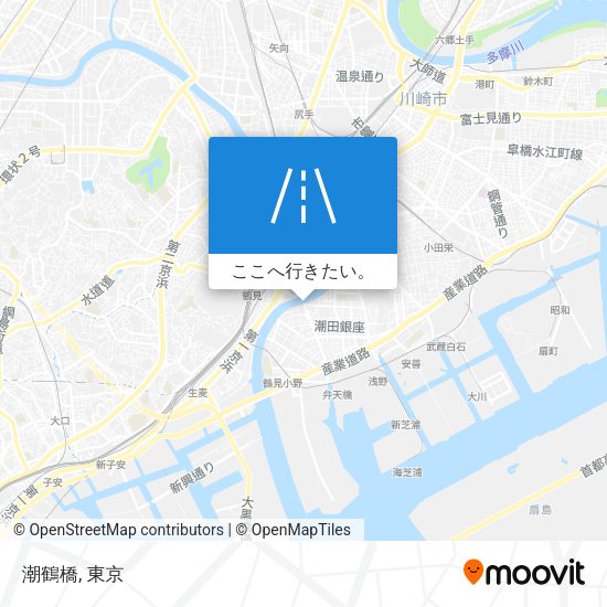 潮鶴橋地図