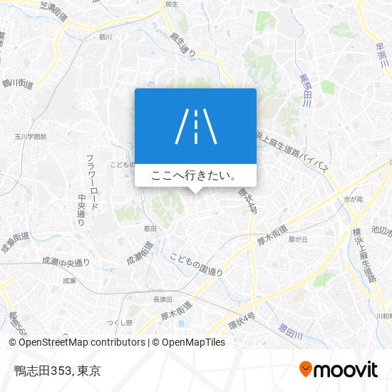 鴨志田353地図