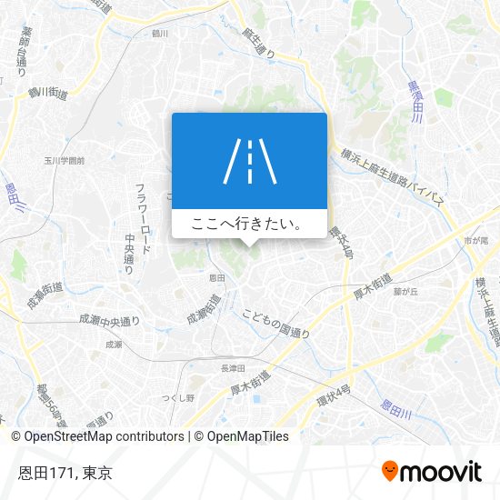 恩田171地図