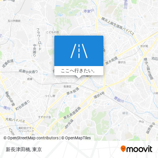 新長津田橋地図
