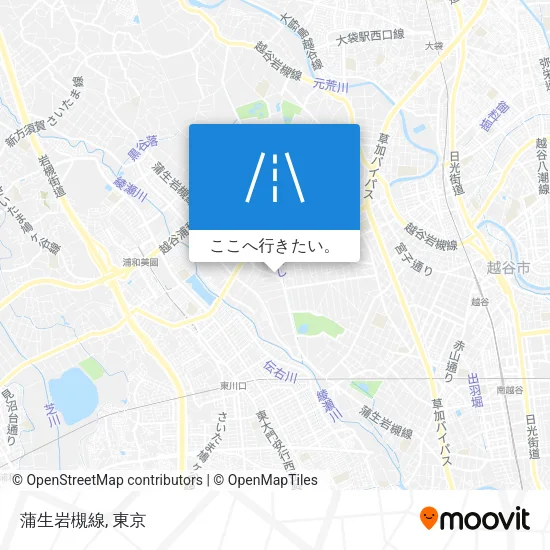 蒲生岩槻線地図