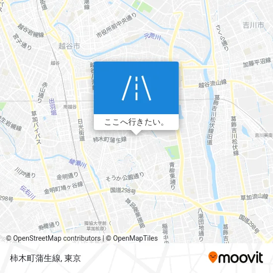 柿木町蒲生線地図