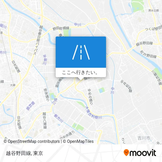 越谷野田線地図