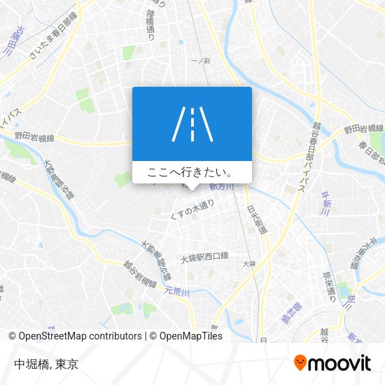 中堀橋地図