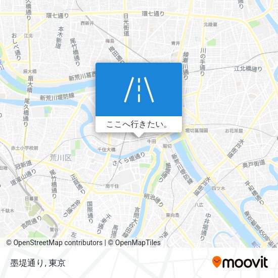 墨堤通り地図